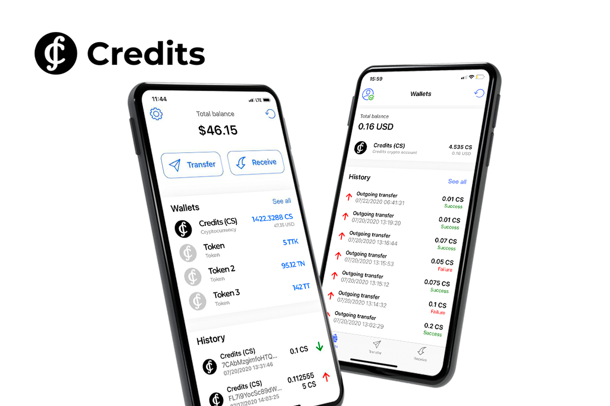 Credits Blockchain Released Two Apps: CS Crypto Wallet & Neobank