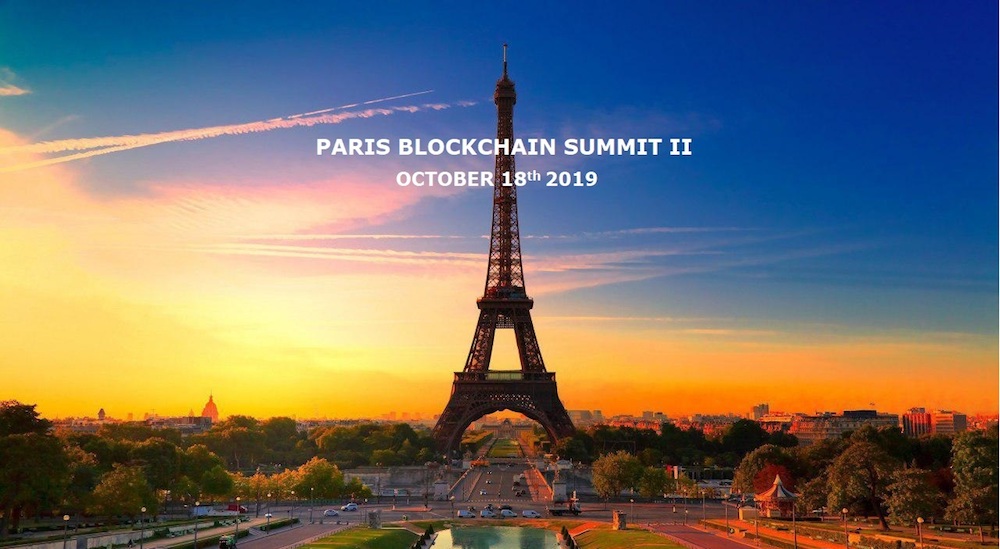 Le Paris Blockchain Summit se tiendra le 18 Octobre 2019