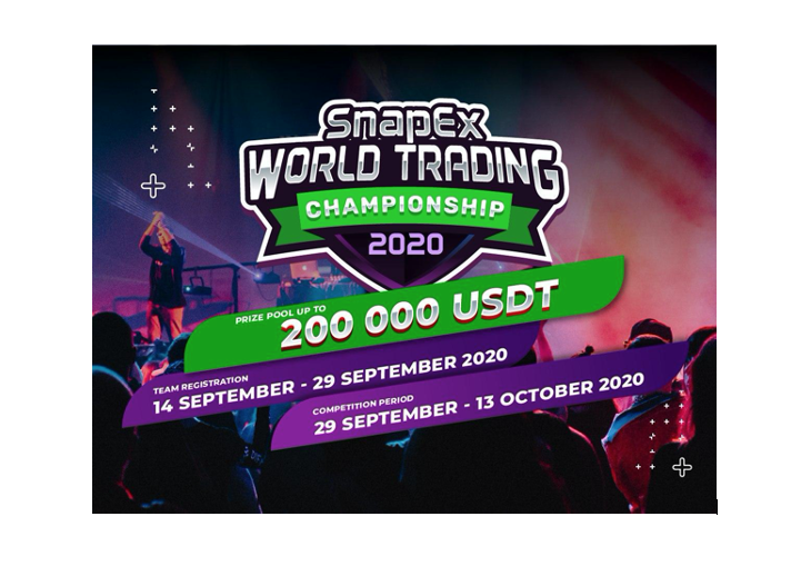 SnapEx Announces World Trading Championship Season 2 with 200,000 USDT Prize Pool for 500 Winners