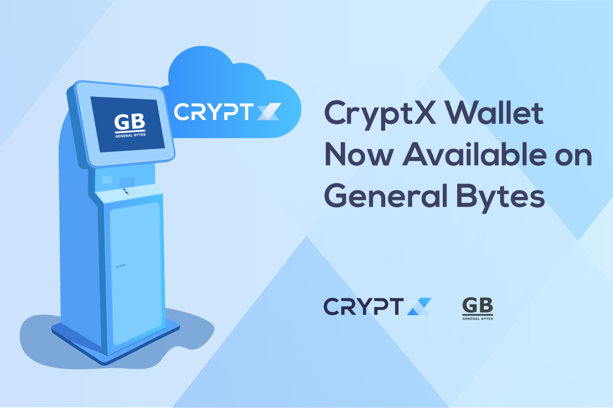 CryptX Wallet Option Now Available on General Bytes BATM