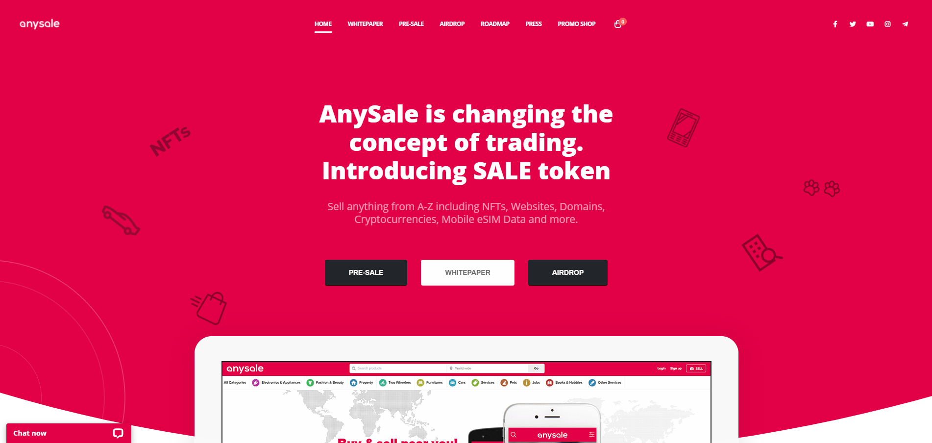 AnySale: Marketplace, Exchange, and Game Powered by SALE