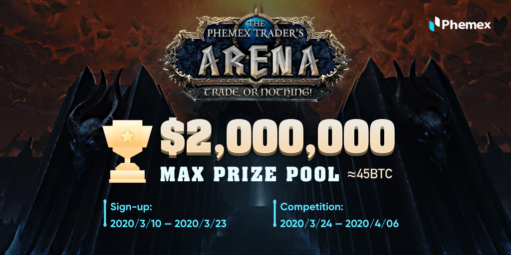 Join the Phemex Trader’s Arena – A Competition with 45 BTC on the Line