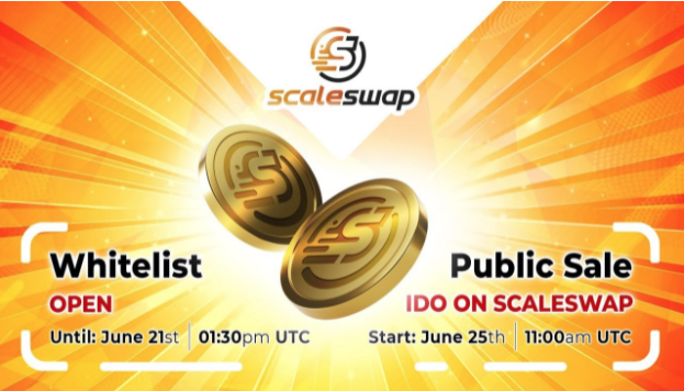 Scaleswapがホワイトリストの公開とIDOの発売日を発表