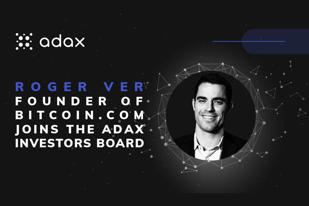 Roger Ver, fundador de Bitcoin.com participa en el token ADAX