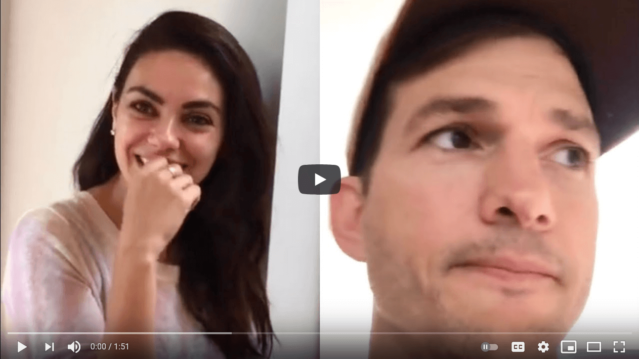 Ashton Kutcher, Mila Kunis y Vitalik Buterin protagonizan video cripto