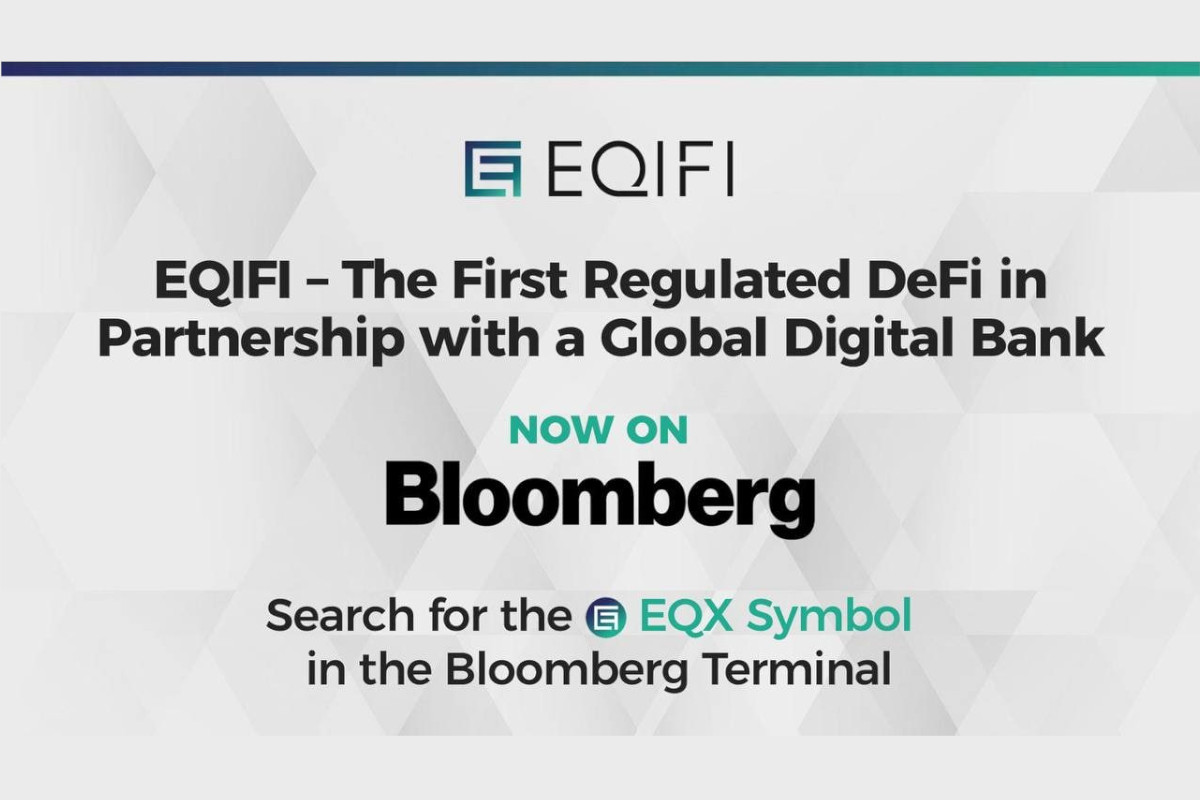 世界初の分散型プロトコル「EQIFI」がブルームバーグ・ターミナルで利用可能に