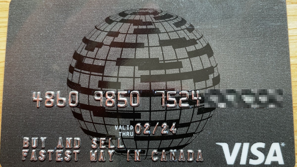 MyBTC.ca Unveils New Black Prepaid Visa Card