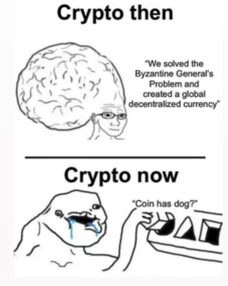 Unrealized Metaverse Dogs and 20 Crypto Jokes