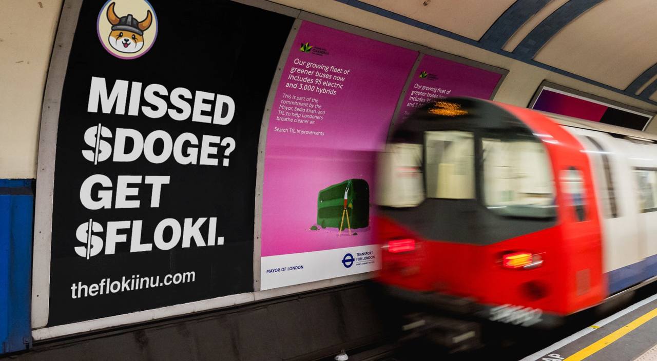 Лондонская рекламная кампания Floki Inu злит Партию зеленых