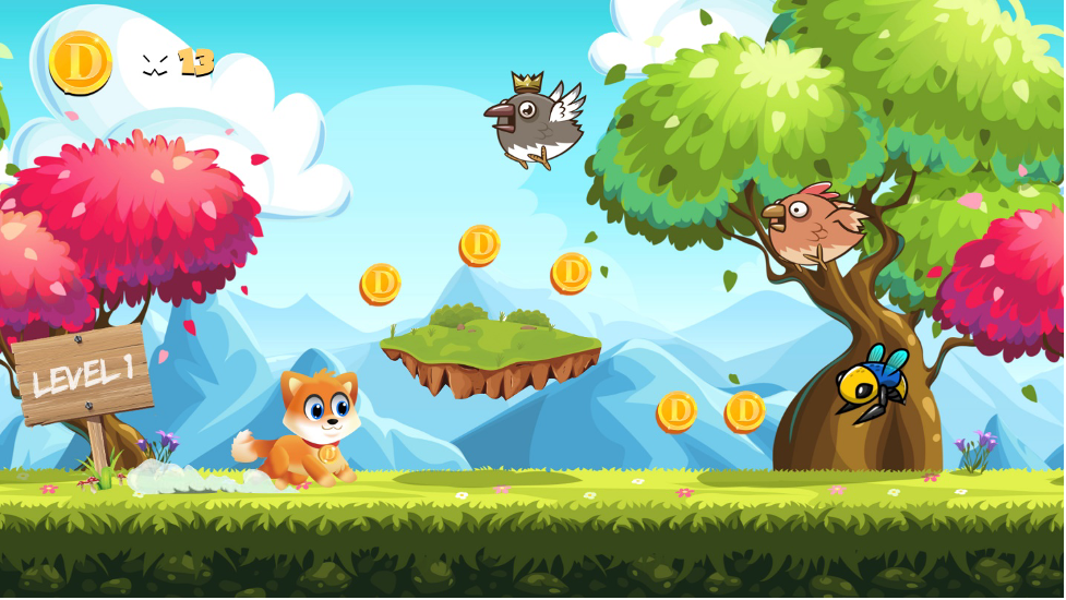 Baby Cat Adventure, Games