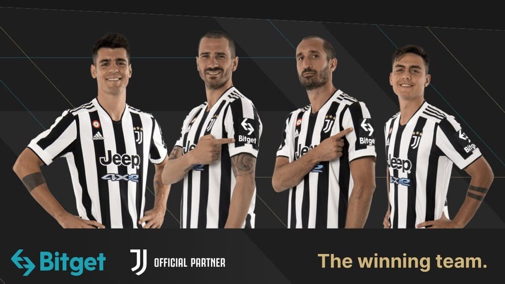 bitget partenaire officiel de la Juventus