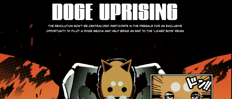 doge uprising presale graphic