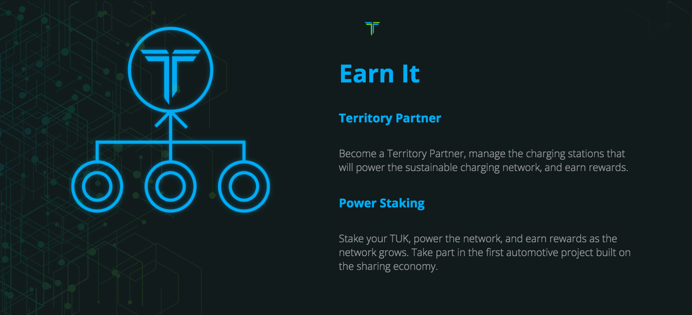 Ways to earn TUK token