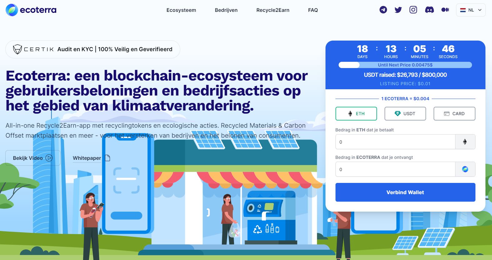 Ecoterra beste presale token