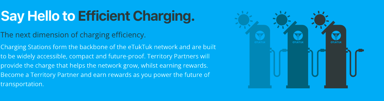 eTukTuk charging stations