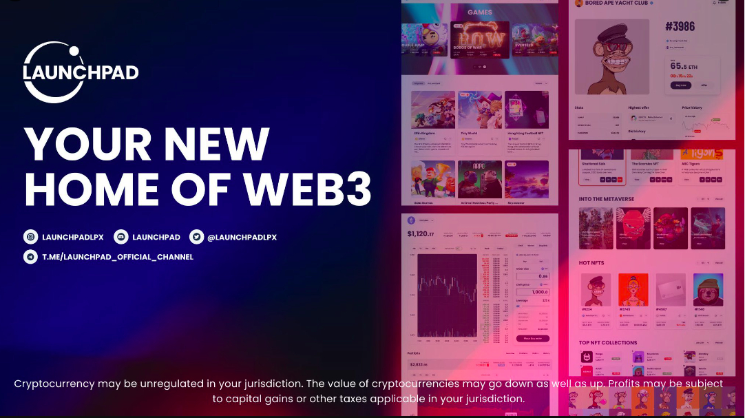 Launchpad XYZ crypto web3 project