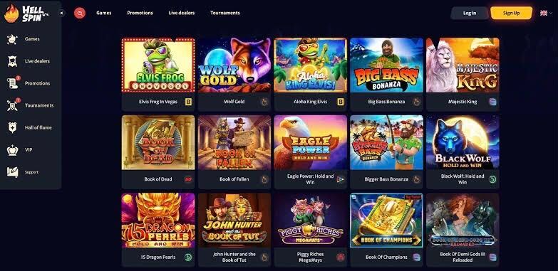 Hell Spin is one of the top crypto casinos sites