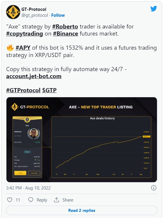 GT Protocol twitter