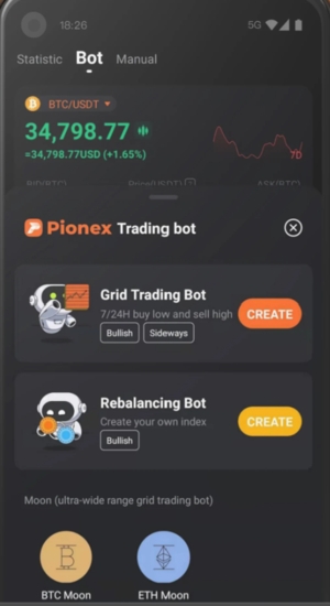 Pionex trading bot