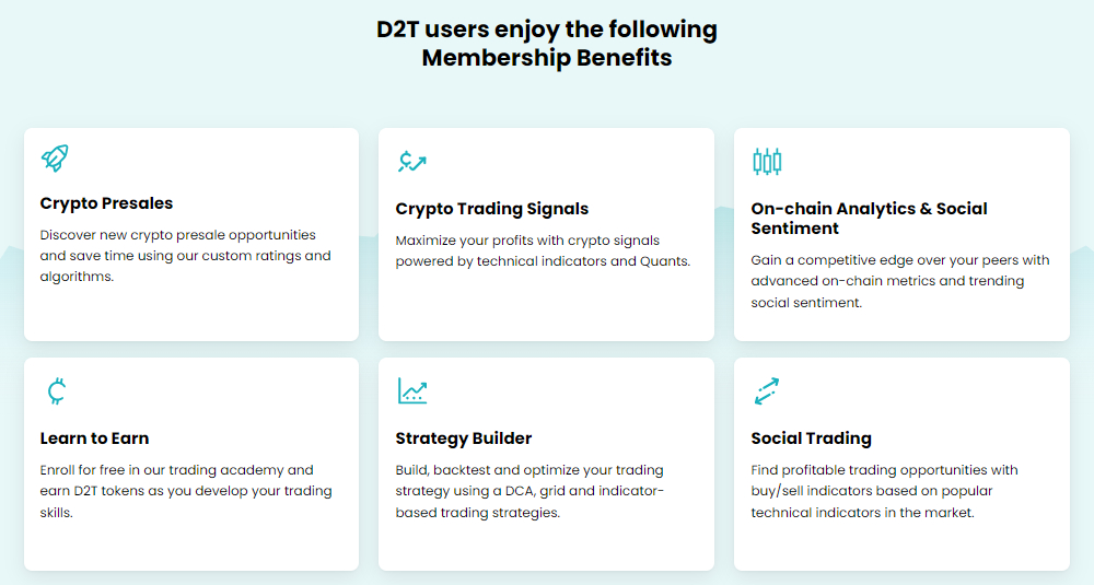 D2T membership benefits