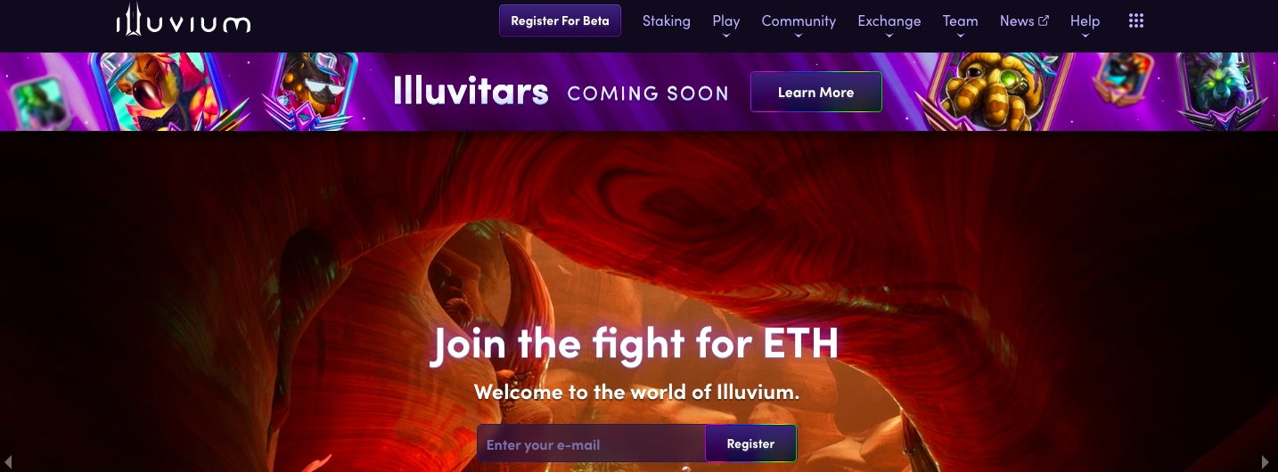 Illuvium - Crypto Gaming GameFi con standard ERC 20