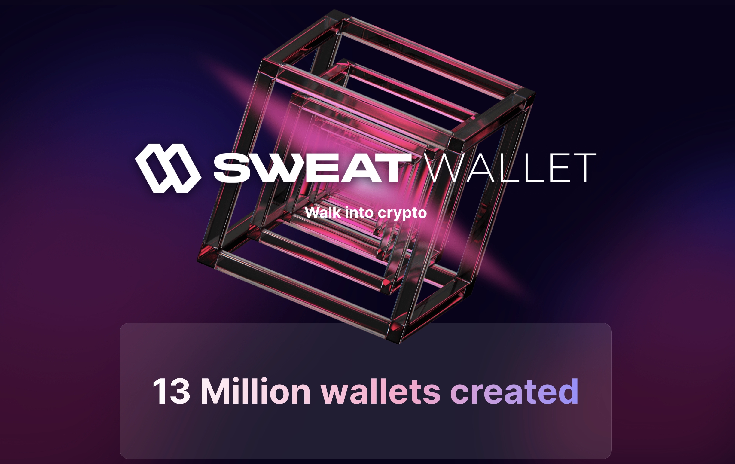sweat wallet homepage graphic