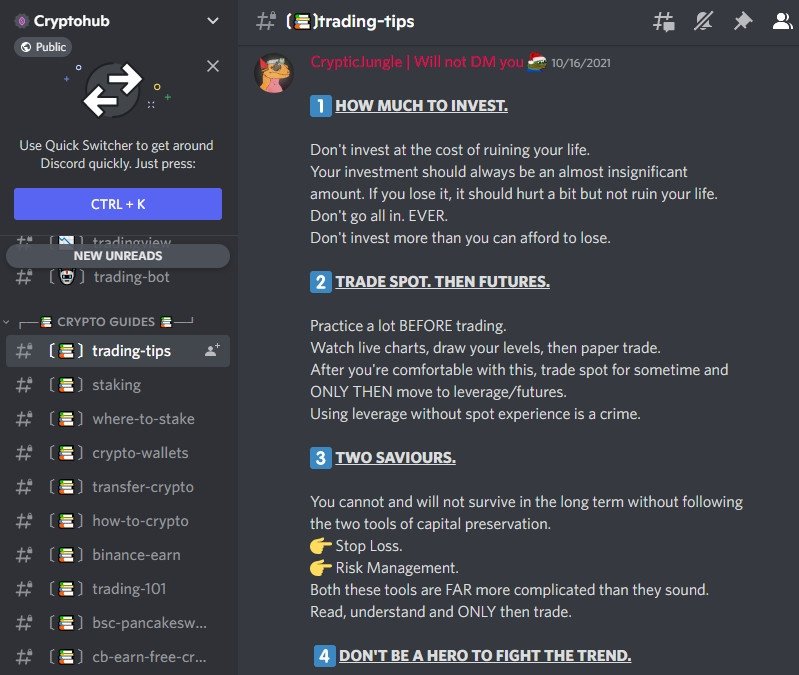 best crypto cureency discord