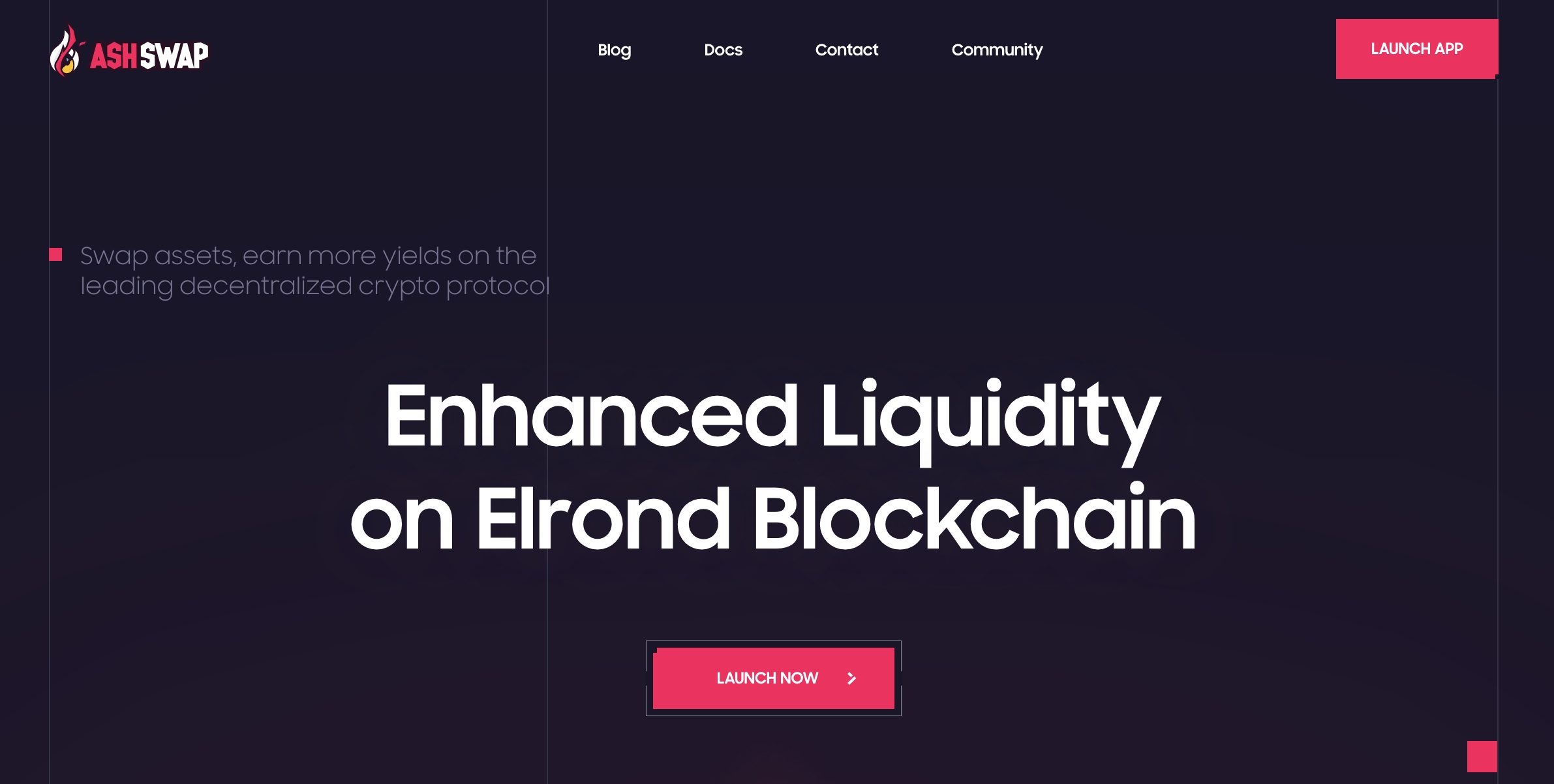 AshSwap - Exchange decentralizzato sulla blockchain di Elrond