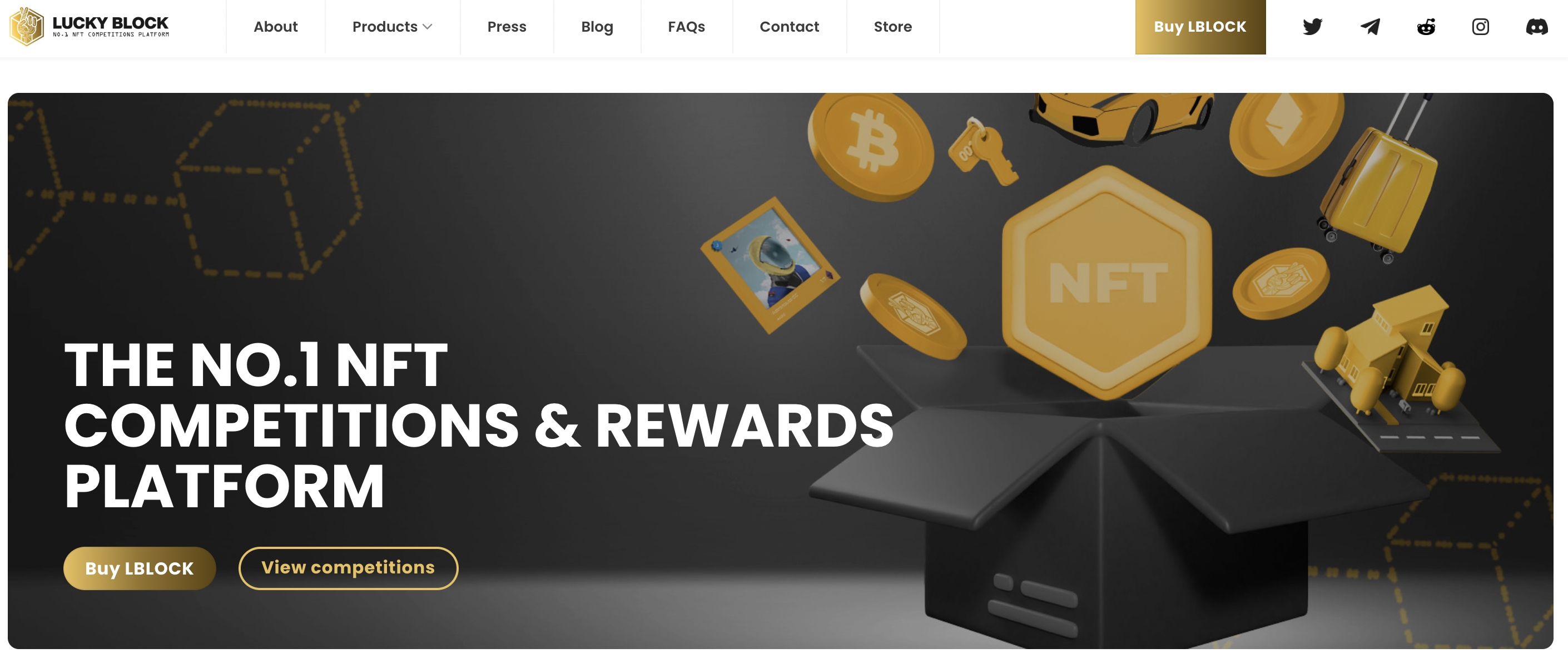 Lucky Block rewards platform