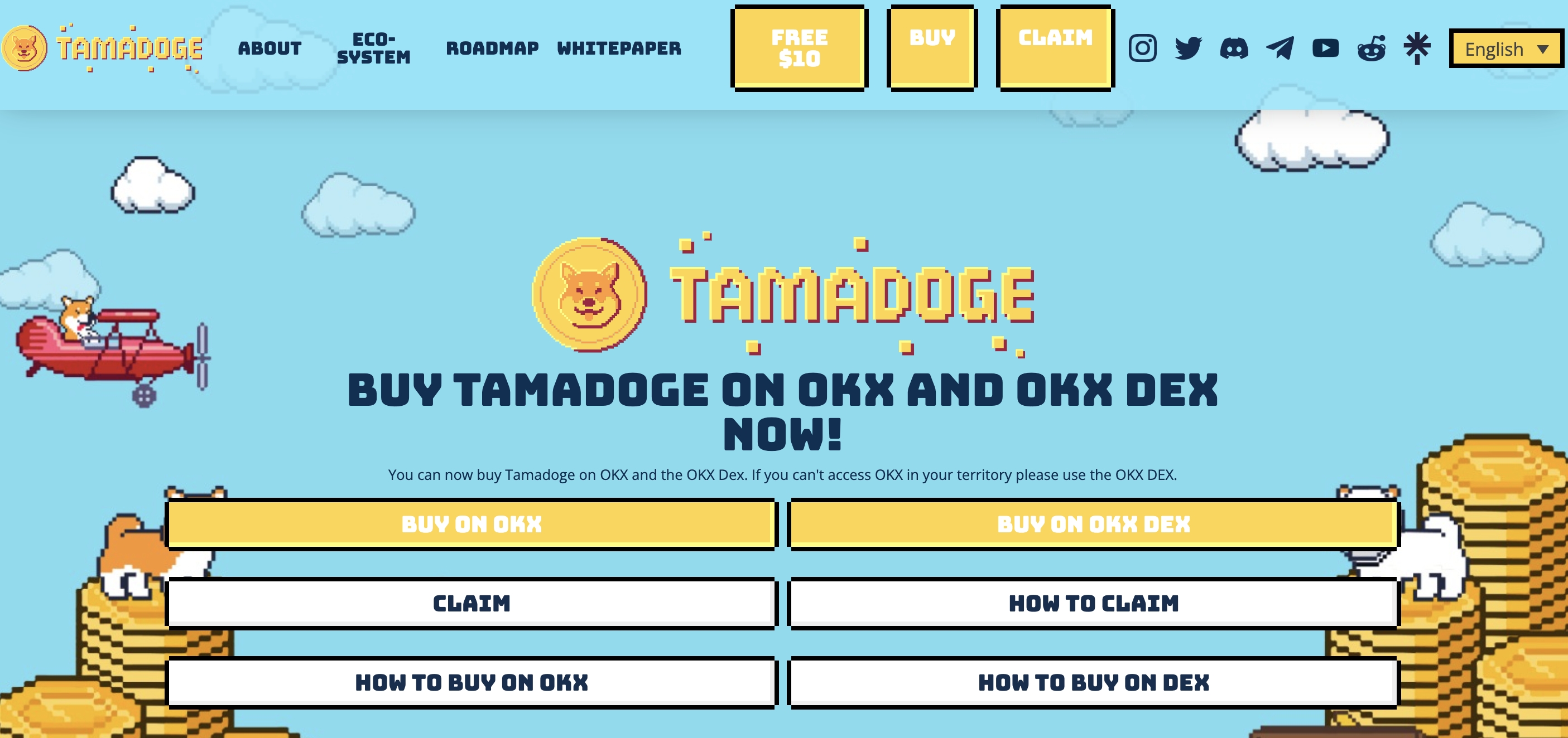 Tamadoge (TAMA) - Top Meme Token che offre un giveaway di $100.000