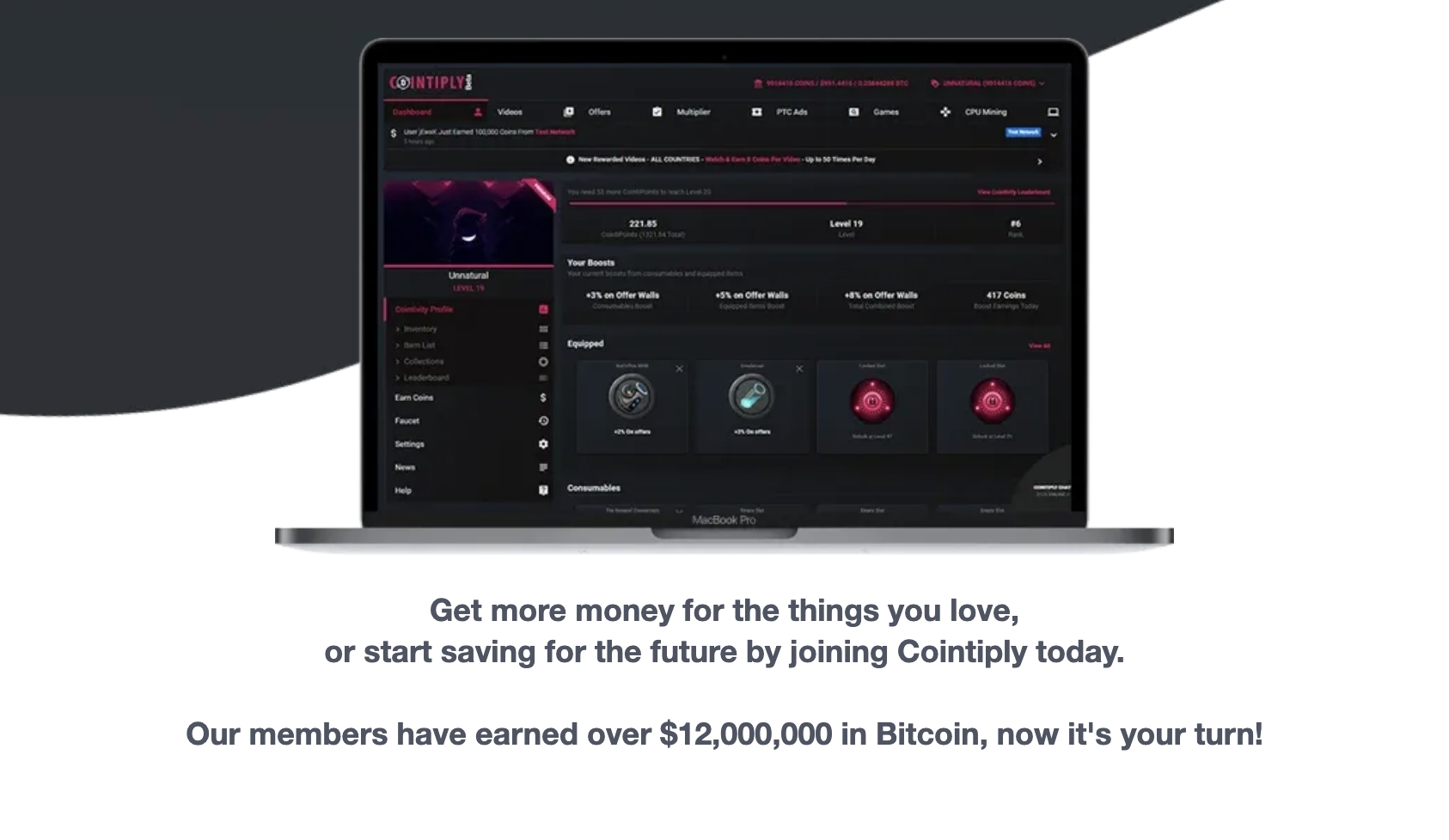 Cointiply crypto project