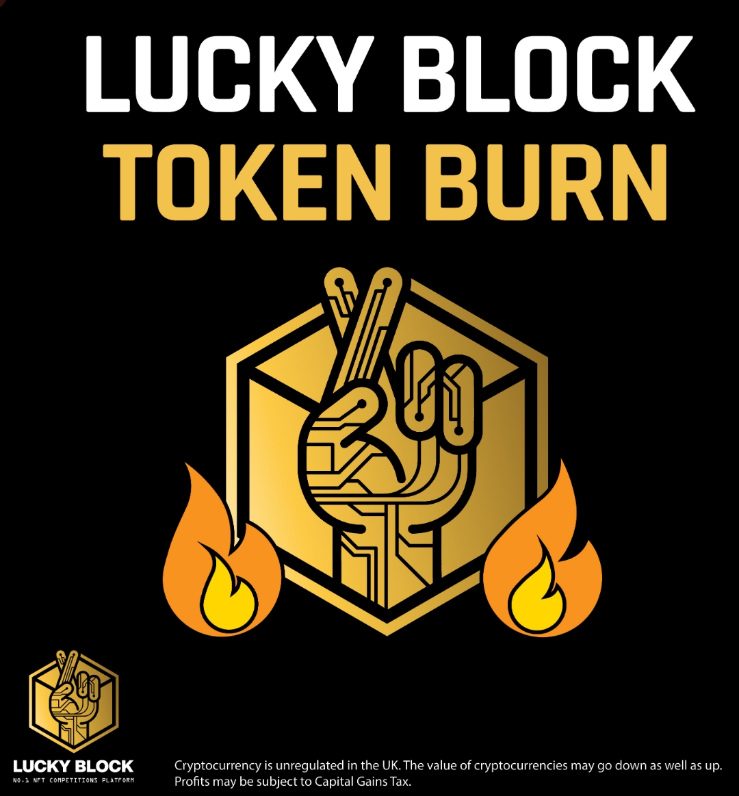 Burning Lucky Block Building