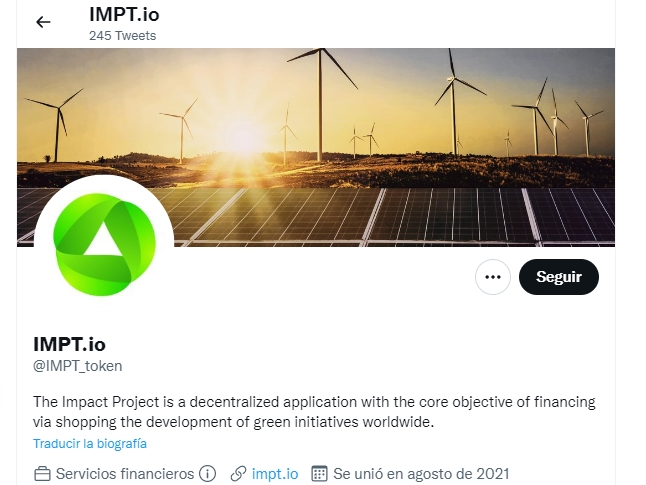 mejores ico criptomonedas IMPT twitter