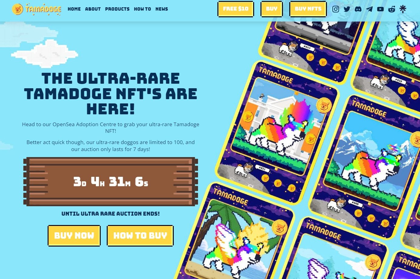 Tamadoge weggeefactie
