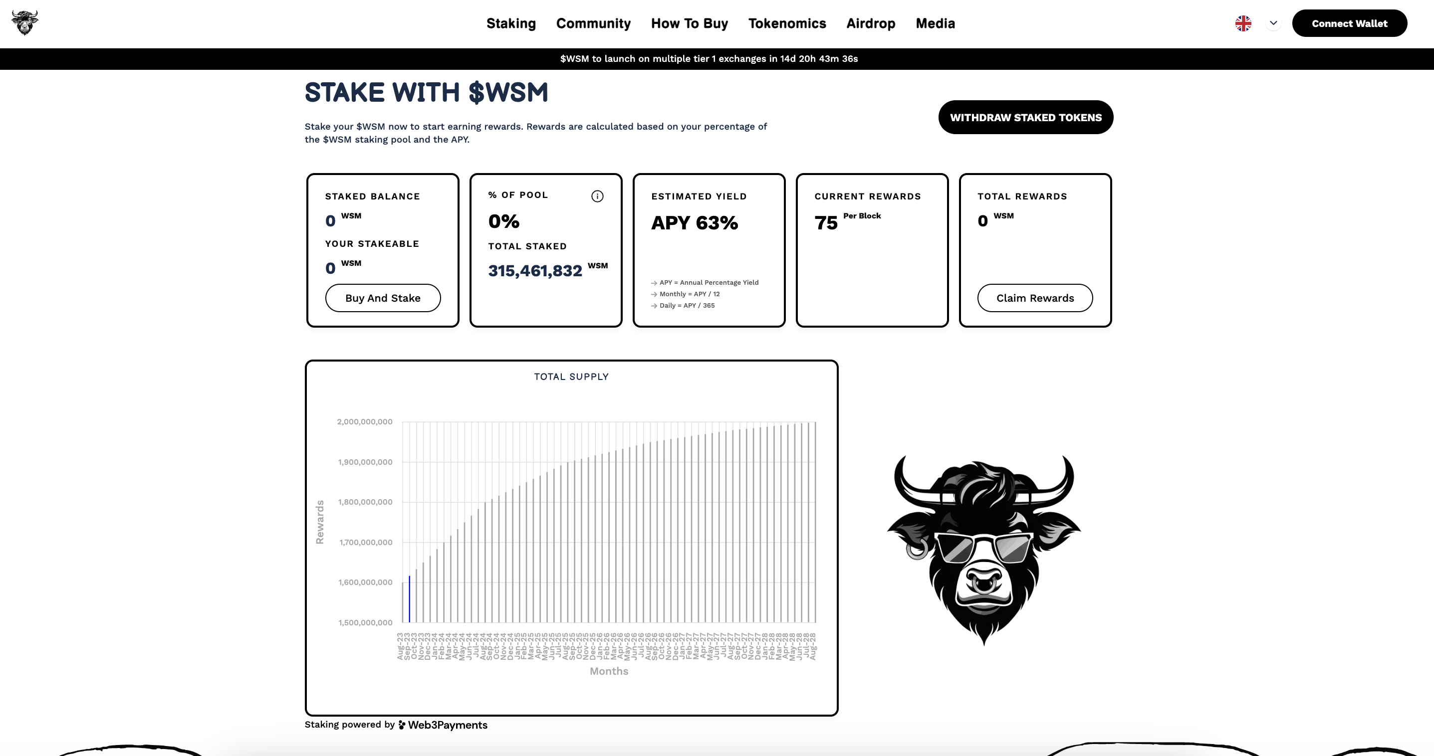 Wall Street Memes token staking