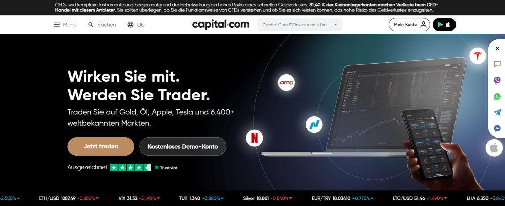 Shiba Inu bei Capital.com kaufen