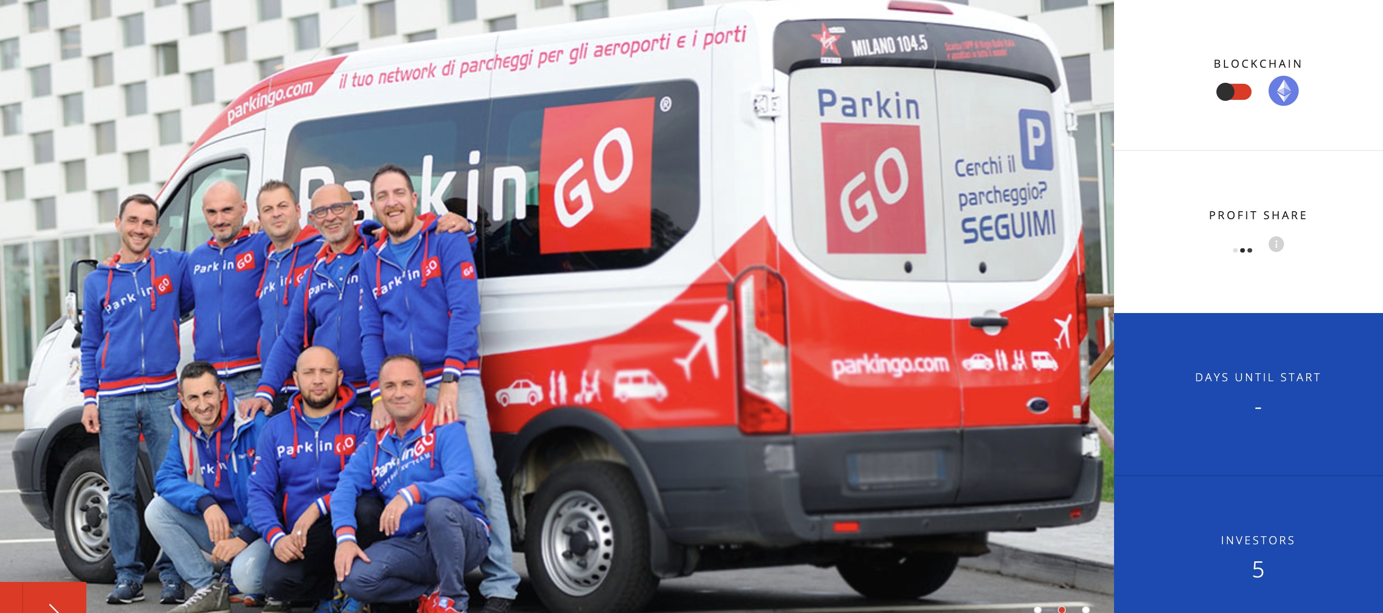 ParkinGo Team And Van