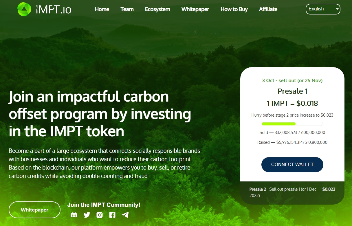 IMPT homepage $5.9 mil