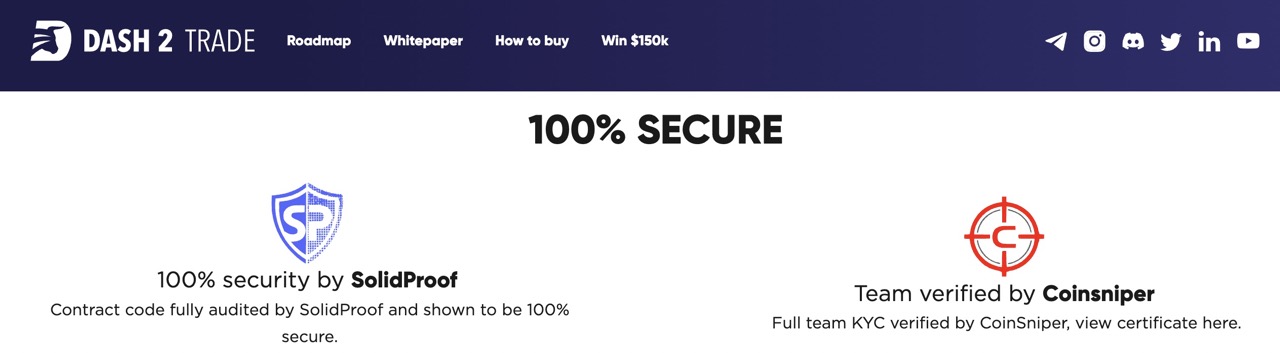 Dash 2 Trade 100% Secure