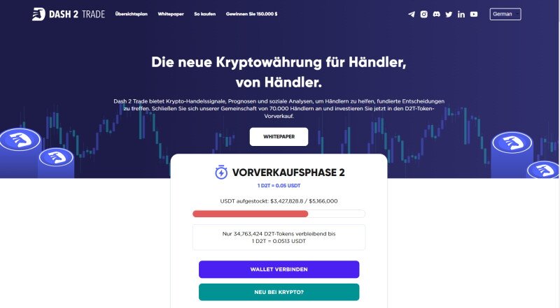 Dash 2 Trade Startseite