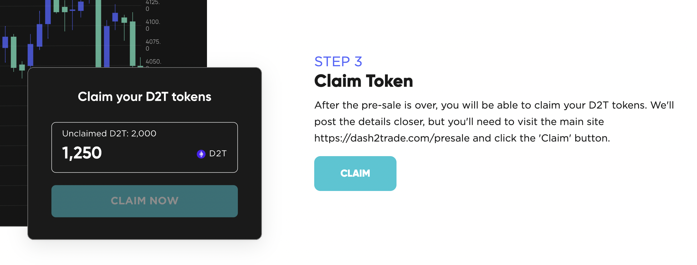 Riscatta i token D2T