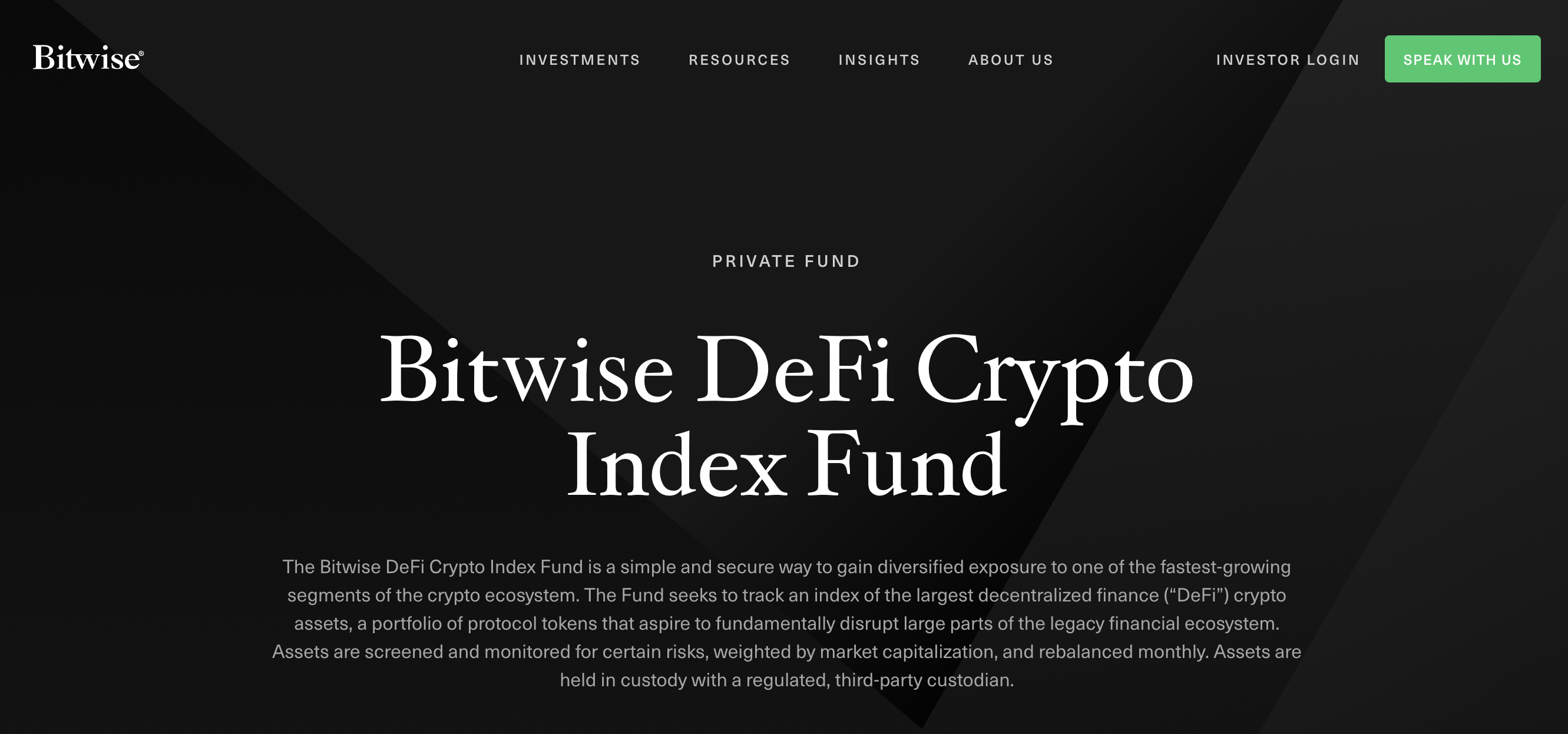 Bitwise private crypto fund