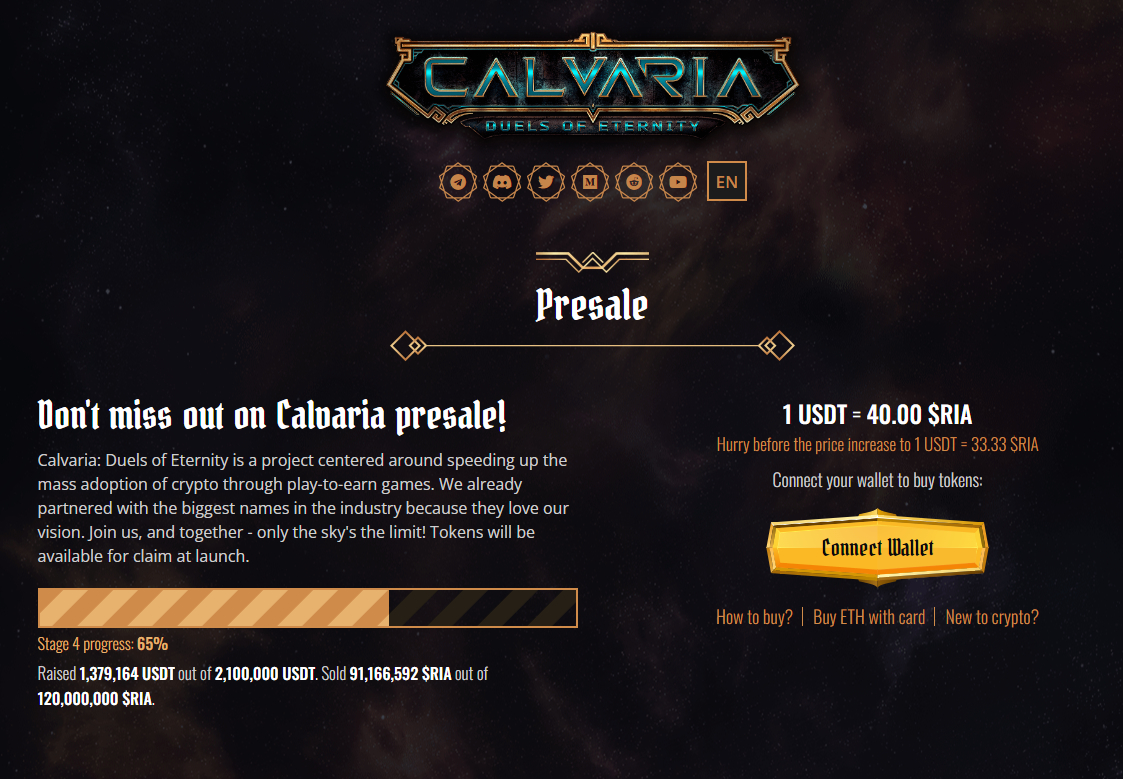 calvaria crypto game