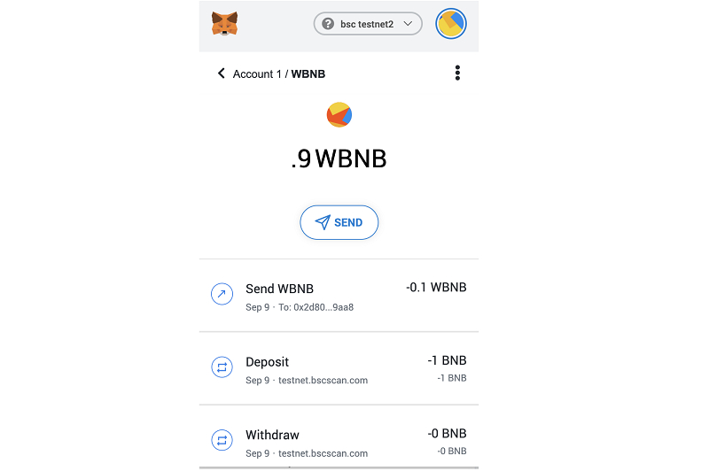 wBNB kaufen