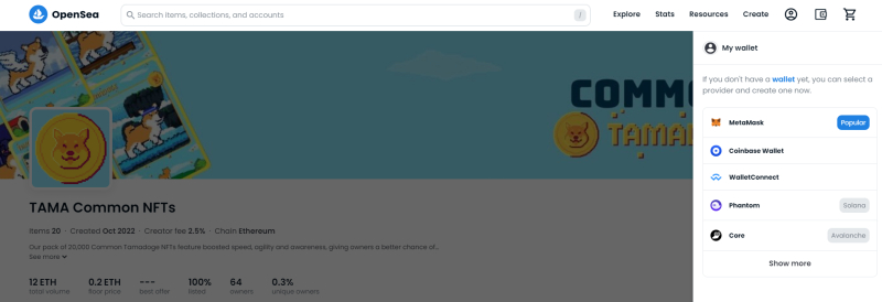 Metamask Wallet verknüpfen