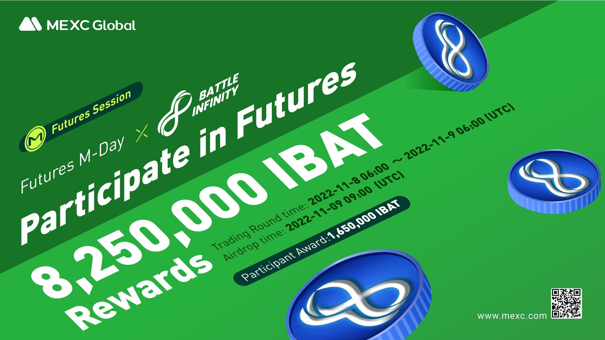 Battle Infinity MEXC listing airdrop