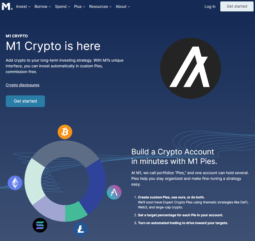 M1 Crypto Investment Platform