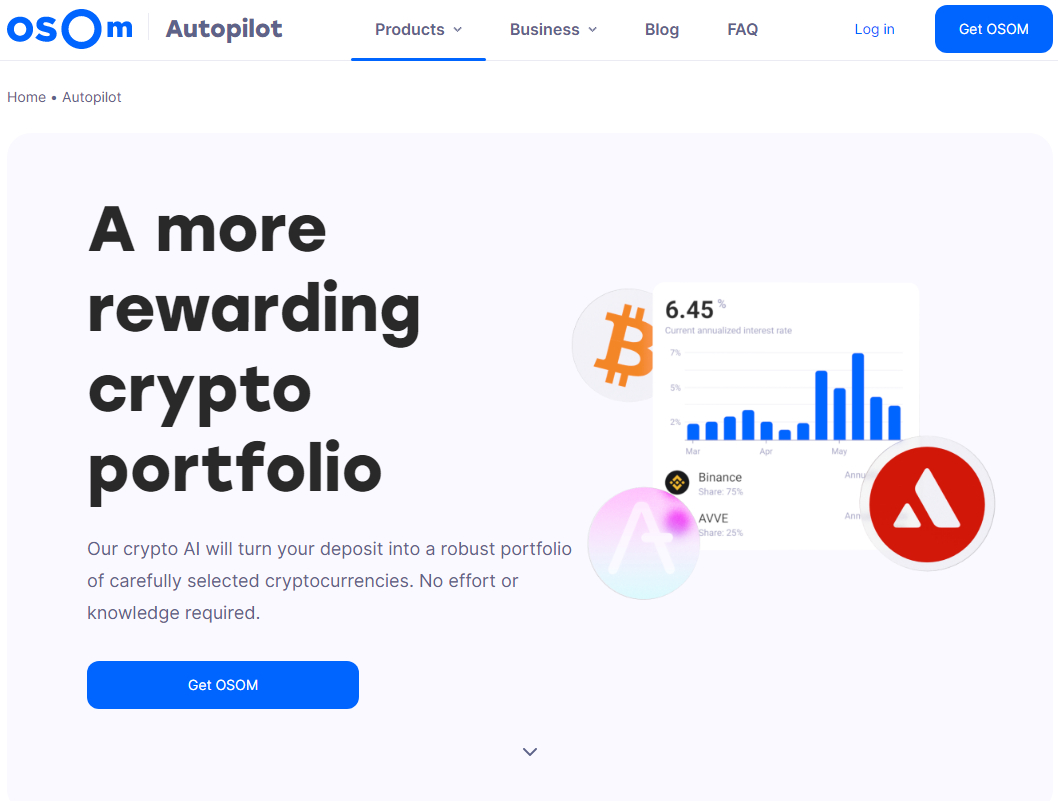 Autopilot Crypto AI Webpage