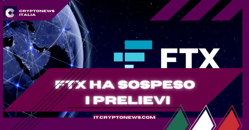 FTX sospende i prelievi dall’Exchange – a rivelarlo i dati On-Chain di Etherscan