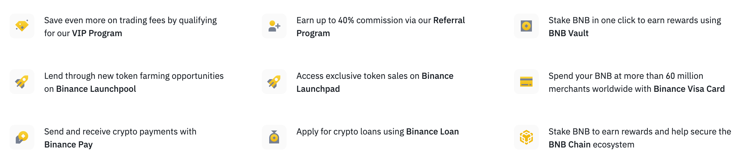 Binance Exchange Benefits